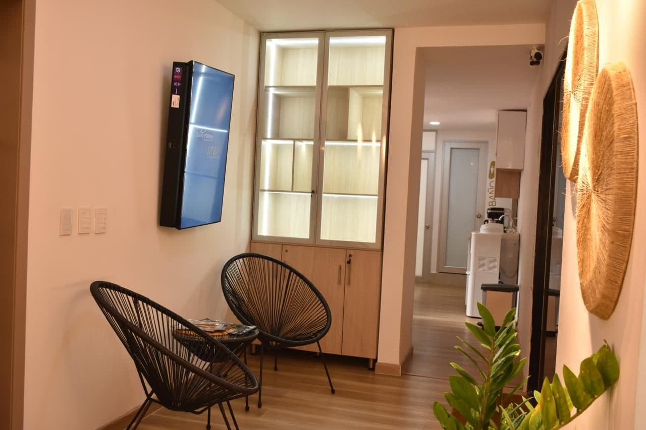 Sala de espera de WIWA Zona Pilates